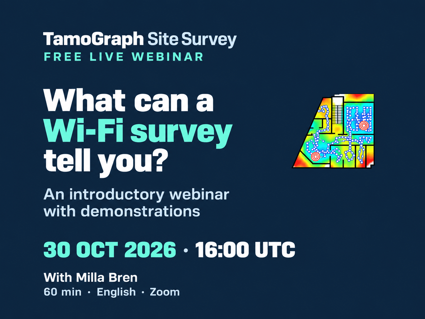 Visit our TamoGraph live webinar on October 30